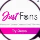 JustFans – Premium Content Creators SaaS platform